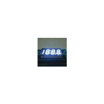 White Bright 4 Digits Numeric 7 Segment LED Displays For Car Clock Indicator