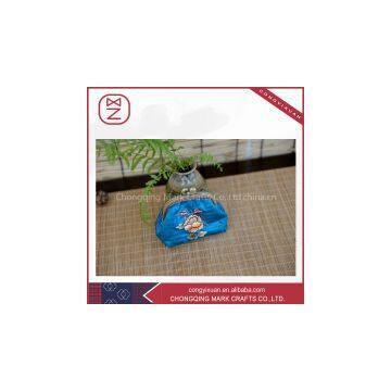 OEM 2016 New Cute Embroidery Chinese National Coin Purse Mini Wallet Colorful Foral Women Bag