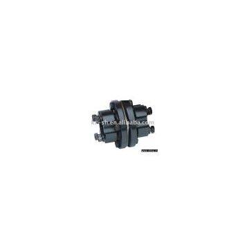 Disc coupling with locking device/diaphragm coupling