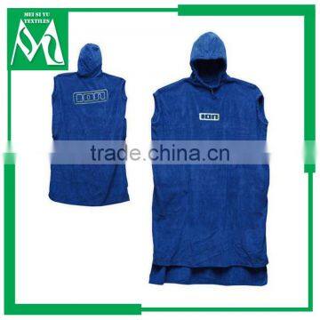 microfiber towel surf poncho towel changing robe for adult