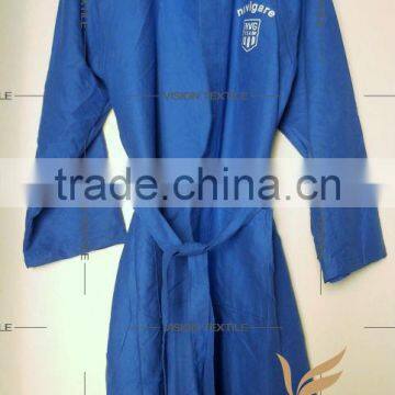 Polyester Hooded Microfiber Bathrobe