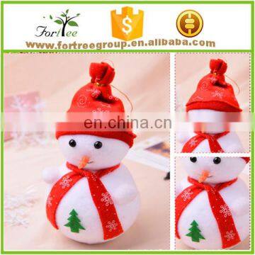 decorative xmas decoration santa claus snowman doll for ornament