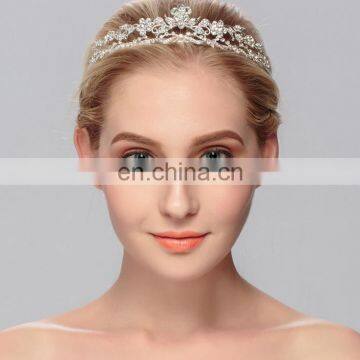 European Style Wedding Headdress Crown Crystal Ornament Bridal Hair Accessories