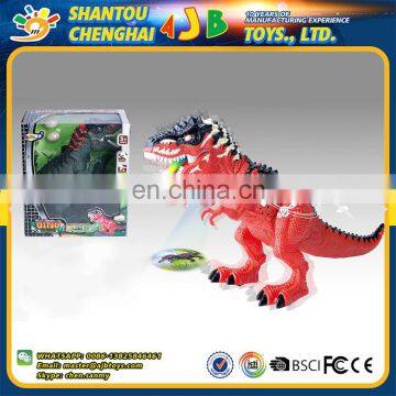 Multifunctional big plastic sound light projection swing raw egg dinosaurs toys