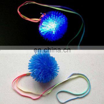 LNL-0056 LED flashing ball necklace LED novelty necklace