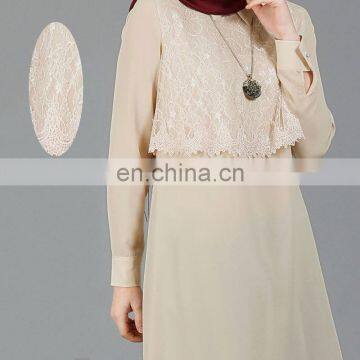 Ladies Tunic Top Wholesale Ladies Cream Lace Tunic Top Shirt Chiffon One Size Plus Loose Blouse photo-5