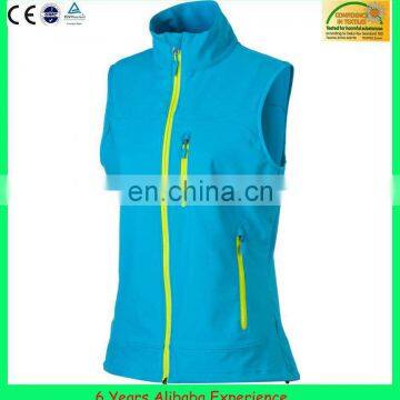 high quality waterproof custom blank softshell vest woman -6 Years Alibaba Experience