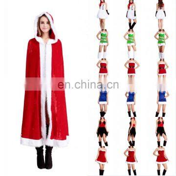 Wholesale hooded sexy adult christmas costume