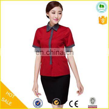 High quality fashion women's hotel receptionist uniform wholesale