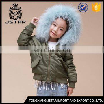 Top Sale Good Quality Kid Zip Up Hood Children Bomber Coat Coats And Jackets