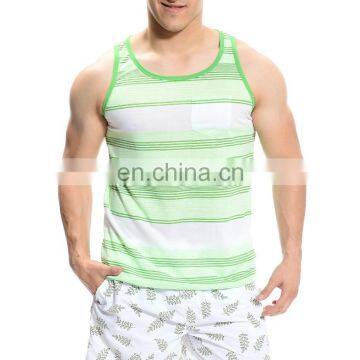 custom soft compressed gym hemp tank top