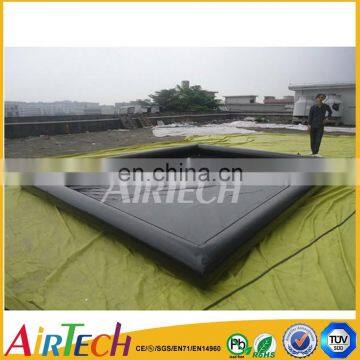 Big wholesale black inflatable water pool