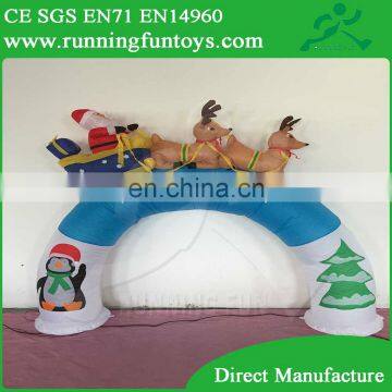 Mini Christmas Decorations Inflatable Arch Advertising Christmas Inflatable Arch