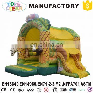 bouncer castle /mini bouncer with slide,inflatable small bouncer house