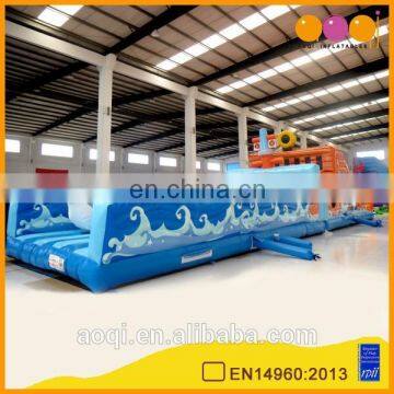 Giant two in one pirate boat inflatable fun city playground for kids