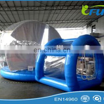 clear inflatable christmas house tent for advertising