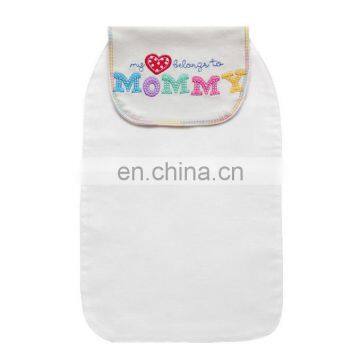Infant to Toddler 4 Layers Cotton Sweat Absorb Back Towel Baby Sweatband Multi-function Baby Bibs Mixed Pattern