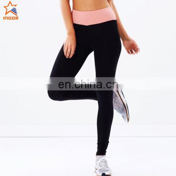 elastic tights mature ladies leggings fitness sport