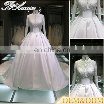 Hot sale bridal stylish custom made plus size wedding dress gowns china for fat women