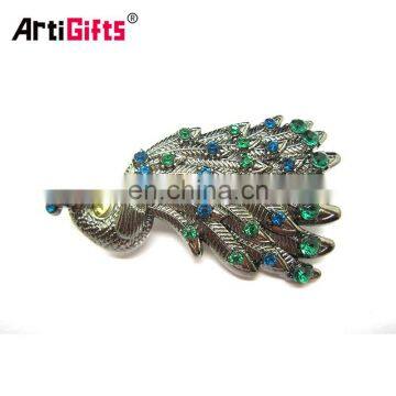 Diy Your Own Small Quantity Metal Custom Logo Soft Enamel Rhinestone Lapel Pin photo-6