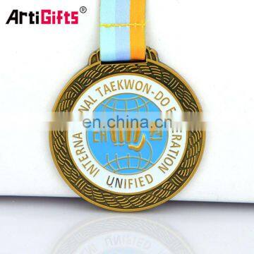 Medal Factory Custom Bulk Blank Hard Enamel Metal Dental Medal Hanger photo-5