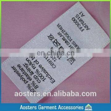 custom Cotton print custom clothing trademark tags clothing labels wholesale