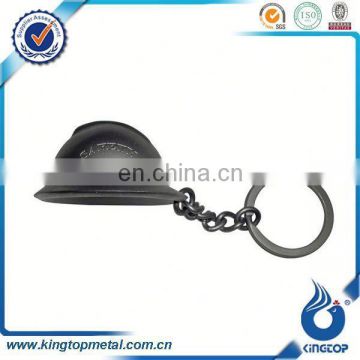 Hot sale Metal 3D Safety Helmet Shaped Keychain/Keyring