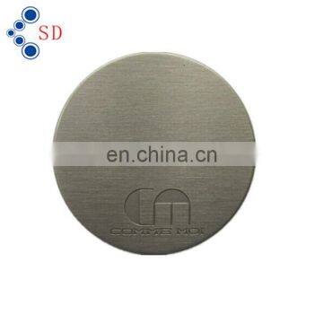 Factory made round zinc alloy badge