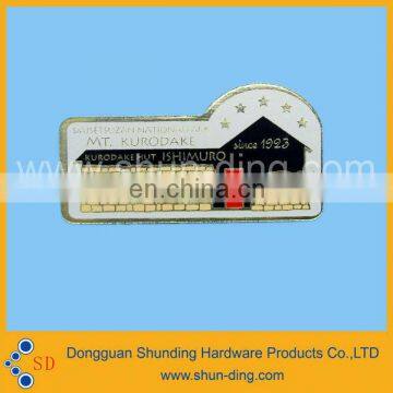 Customized brand logo brush line aluminum nameplate