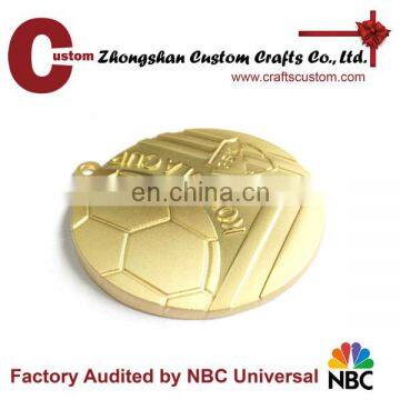 3D promotion custom metal gold medal metal medal producer