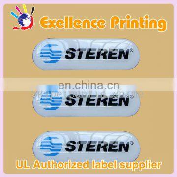 high quality self adhesive resine epoxy stickers made in Niongbo