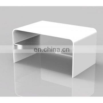 Custom design clear acrylic table,bespoke acrylic luxury furniture for living room