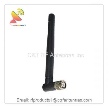 Portable antenna 2.4ghz + 5ghz wifi dual band folded antenna rubber ducky for wifi router