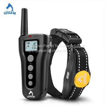 Patpet new waterproof remote controlled electric pac dog training collar