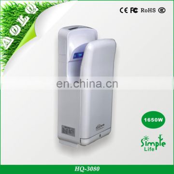 Multi-purpose fast drying standing toilet hand dryer with jet air