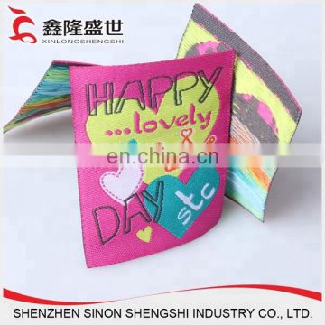 for men's garment directly factory Customized woven label manufacturer