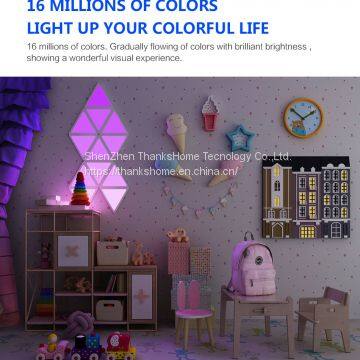 LED Modular Light Smarter Kit 9 Pcs ThanksHome Smart Light Panels photo-4