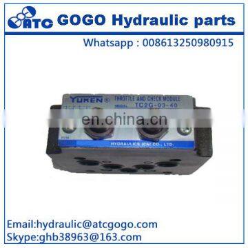 TC1G TC2G Series of TC1G-01-40 TC2G-01-40 TC1G-03 TC2G-03 TC1G-03-A TC2G-03-C Modular Throttle Check Valve photo-3