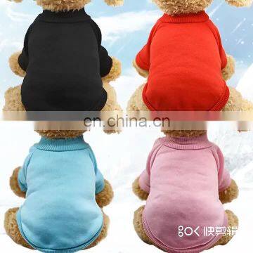 Pet dog cat Clothes blank pet dog hoodie cloth basic polo shirts