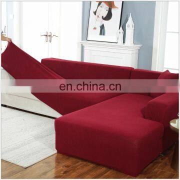 Amazon Luxury Stretchable Elastic One Size Fits All Velvet Sofa Cover