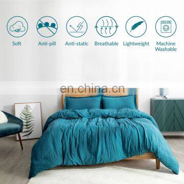 Naturelife Quality Nordic Super Soft King Queen Size Microfiber Beddings Duvet Cover Set photo-6