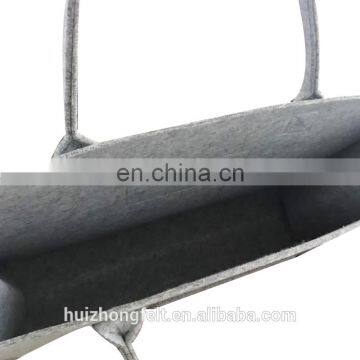 Custom Logo Large Printed Felt Blank Tote Shopping Bag photo-7