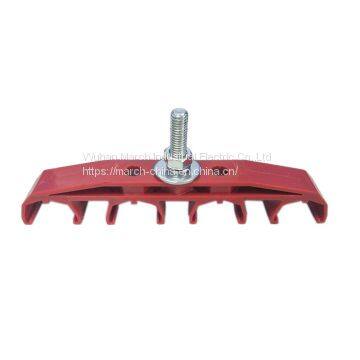 PVC 4-Pole Piper Hanger Clamp for Conductor Bus Bar Extension Pole Clamps photo-3