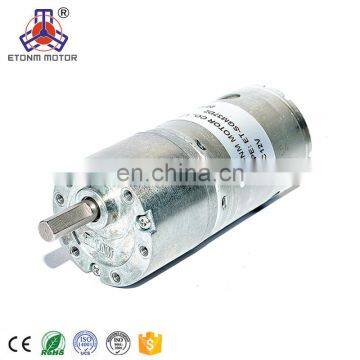 ET-SGM37-D2 High torque 3NM 12V 24V DC gear motor low rpm speed