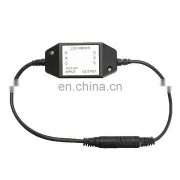 LED Dimmer 12V 2A 24W Knob LED Dimmer Inline Dimming Switch ON OFF For Single Color LED Strip Light photo-3