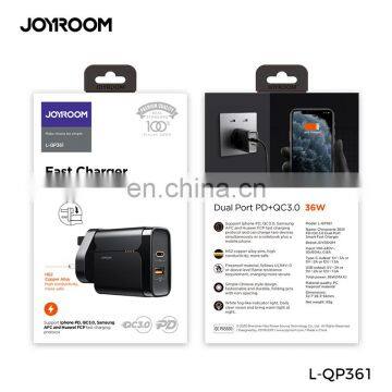 JOYROOM USB Charger Quick Charge QC3.0 Mobile Phone PD for Iphone Charger 36W photo-7