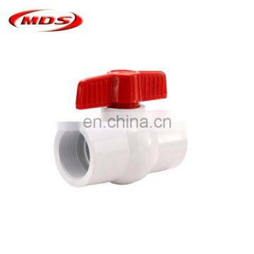 1/4 Plastic Pvc Union Ball Valve Grey