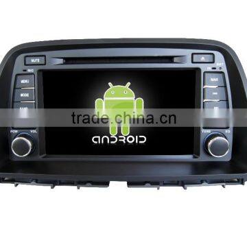 Quad core!car dvd with mirror link/DVR/TPMS/OBD2 for 8 inch touch screen quad core 4.4 Android system MAZDA CX-5 2013