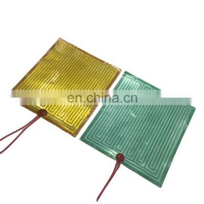 flexible PE film pcb kapton heater with 3M adhesive in size 40*40mm