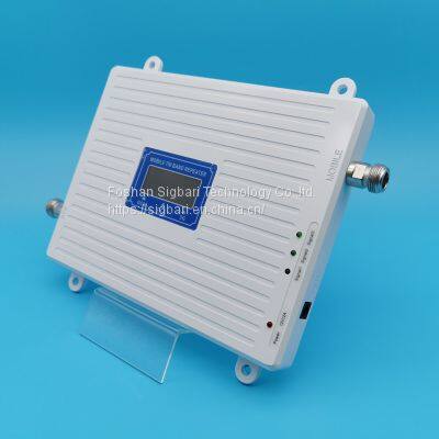 Sigbari Hot Selling Tri-band Repeater 2g 3g 4g 900 1800 2100MHz LCD Display Booster